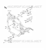 SUPPORT MOTEUR pour Kawasaki VN1500 CLASSIC FI
