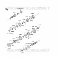 TRANSMISSION pour Kawasaki VN1500 CLASSIC FI
