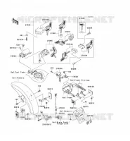 CONTACTEUR SERRURE/R&Eacute;FLECTEUR pour Kawasaki VN1500 MEAN STREAK