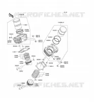 CYLINDRE/PISTON pour Kawasaki VN1600 CLASSIC