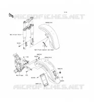 GARDE BOUE pour Kawasaki VN1600 CLASSIC