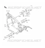 SUPPORT MOTEUR pour Kawasaki VN1600 CLASSIC