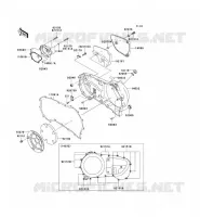 CARTER MOTEUR DROIT(S) pour Kawasaki VN1600 CLASSIC