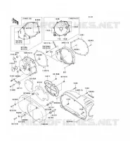 CARTER MOTEUR GAUCHE pour Kawasaki VN1600 CLASSIC