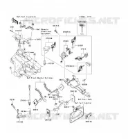 CONTACTEUR SERRURE/R&Eacute;FLECTEUR pour Kawasaki VN1600 CLASSIC