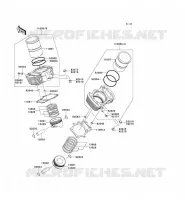 CYLINDRE/PISTON pour Kawasaki VN1600 CLASSIC