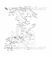 &Eacute;CHAPPEMENT( JKBVNKA1 4A010963) pour Kawasaki VN1600 CLASSIC