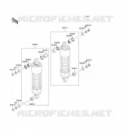 SUSPENSION/AMORTISSEUR pour Kawasaki VN1600 CLASSIC