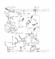 CONTACTEUR SERRURE/R&Eacute;FLECTEUR pour Kawasaki VN1600 CLASSIC