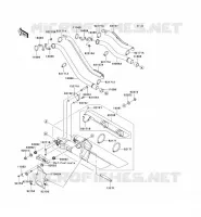 &Eacute;CHAPPEMENT( JKBVNKA1 4A010963) pour Kawasaki VN1600 CLASSIC