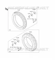 PNEUS pour Kawasaki VN1600 CLASSIC