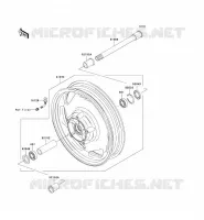 ROUE AVANT pour Kawasaki VN1600 CLASSIC