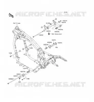 SUPPORT MOTEUR pour Kawasaki VN1600 CLASSIC
