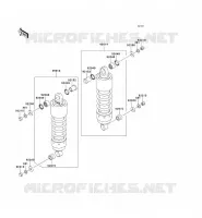 SUSPENSION/AMORTISSEUR pour Kawasaki VN1600 CLASSIC