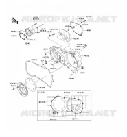 CARTER MOTEUR DROIT(S) pour Kawasaki VN1600 CLASSIC