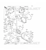 CARTER MOTEUR GAUCHE pour Kawasaki VN1600 CLASSIC