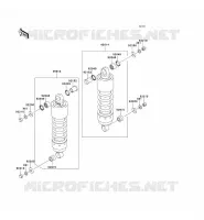 SUSPENSION/AMORTISSEUR pour Kawasaki VN1600 CLASSIC