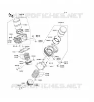 CYLINDRE/PISTON pour Kawasaki VN1600 CLASSIC