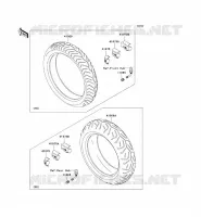 PNEUS pour Kawasaki VN1600 CLASSIC