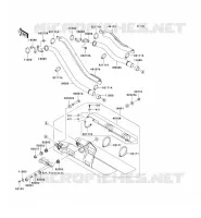 &Eacute;CHAPPEMENT(JKBVNKA1 4A010964 ) pour Kawasaki VN1600 CLASSIC