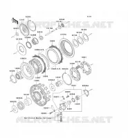 EMBRAYAGE pour Kawasaki VN1600 CLASSIC