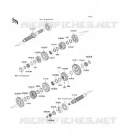 TRANSMISSION pour Kawasaki VN1600 CLASSIC