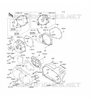 CARTER MOTEUR GAUCHE pour Kawasaki VN1600 CLASSIC