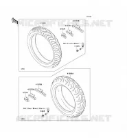 PNEUS pour Kawasaki VN1600 CLASSIC