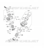 CYLINDRE/PISTON pour Kawasaki VN1600 CLASSIC