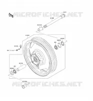 ROUE AVANT pour Kawasaki VN1600 CLASSIC