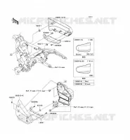 CACHE LAT&Eacute;RAL pour Kawasaki VN1600 CLASSIC