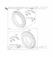 PNEUS pour Kawasaki VN1600 CLASSIC