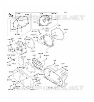 CARTER MOTEUR GAUCHE pour Kawasaki VN1600 CLASSIC
