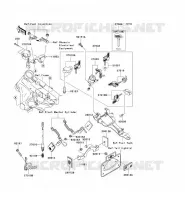 CONTACTEUR SERRURE/R&Eacute;FLECTEUR pour Kawasaki VN1600 CLASSIC