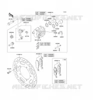 FREIN AVANT pour Kawasaki VN1600 CLASSIC