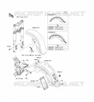 GARDE BOUE pour Kawasaki VN1600 CLASSIC