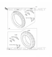 PNEUS pour Kawasaki VN1600 CLASSIC