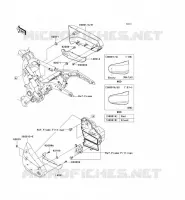 CACHE LAT&Eacute;RAL pour Kawasaki VN1600 CLASSIC