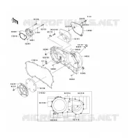 CARTER MOTEUR DROIT(S) pour Kawasaki VN1600 CLASSIC