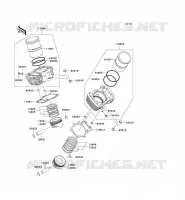 CYLINDRE/PISTON pour Kawasaki VN1600 CLASSIC
