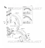 GARDE BOUE pour Kawasaki VN1600 CLASSIC