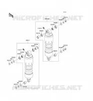 SUSPENSION/AMORTISSEUR pour Kawasaki VN1600 CLASSIC