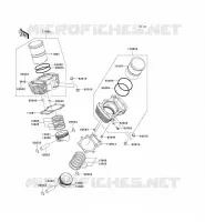 CYLINDRE/PISTON pour Kawasaki VN1600 CLASSIC