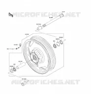 ROUE AVANT pour Kawasaki VN1600 CLASSIC