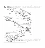 ARBRE DE TRANSMISSION/TRANS.FINALE pour Kawasaki VN1600 CLASSIC TOURER