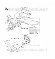 CACHE LAT&Eacute;RAL pour Kawasaki VN1600 CLASSIC TOURER