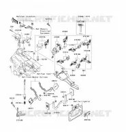 CONTACTEUR SERRURE/R&Eacute;FLECTEUR pour Kawasaki VN1600 CLASSIC TOURER