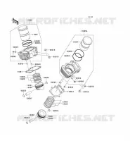 CYLINDRE/PISTON pour Kawasaki VN1600 CLASSIC TOURER