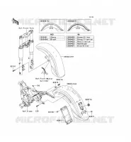 GARDE BOUE pour Kawasaki VN1600 CLASSIC TOURER