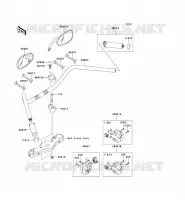 GUIDON pour Kawasaki VN1600 CLASSIC TOURER